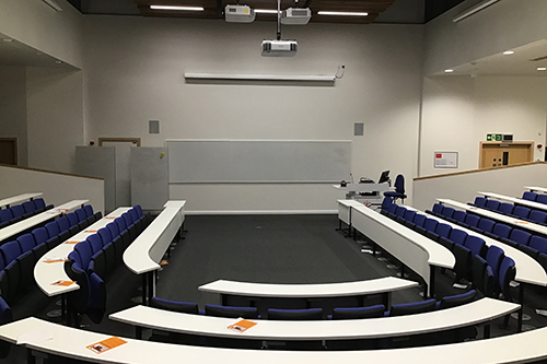 View of the lecture theatre