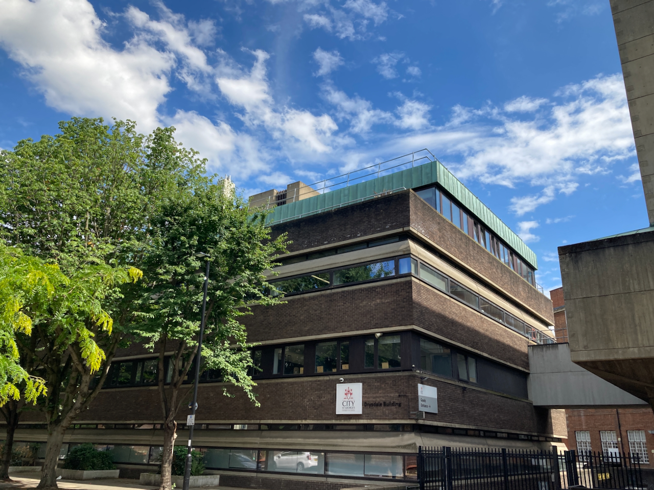 A photo of the Drysdale Building exterior