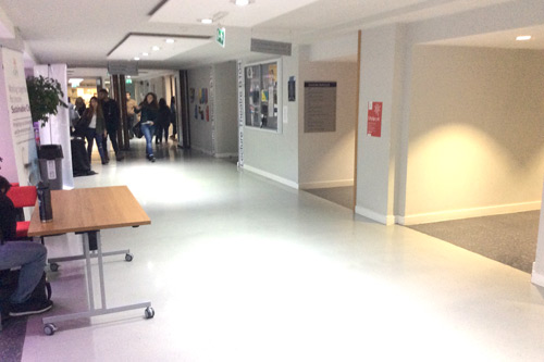 Stall 2 in University building 