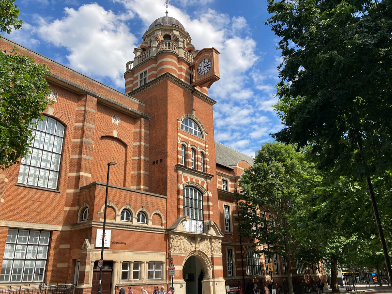 Photo of College Building Exterior