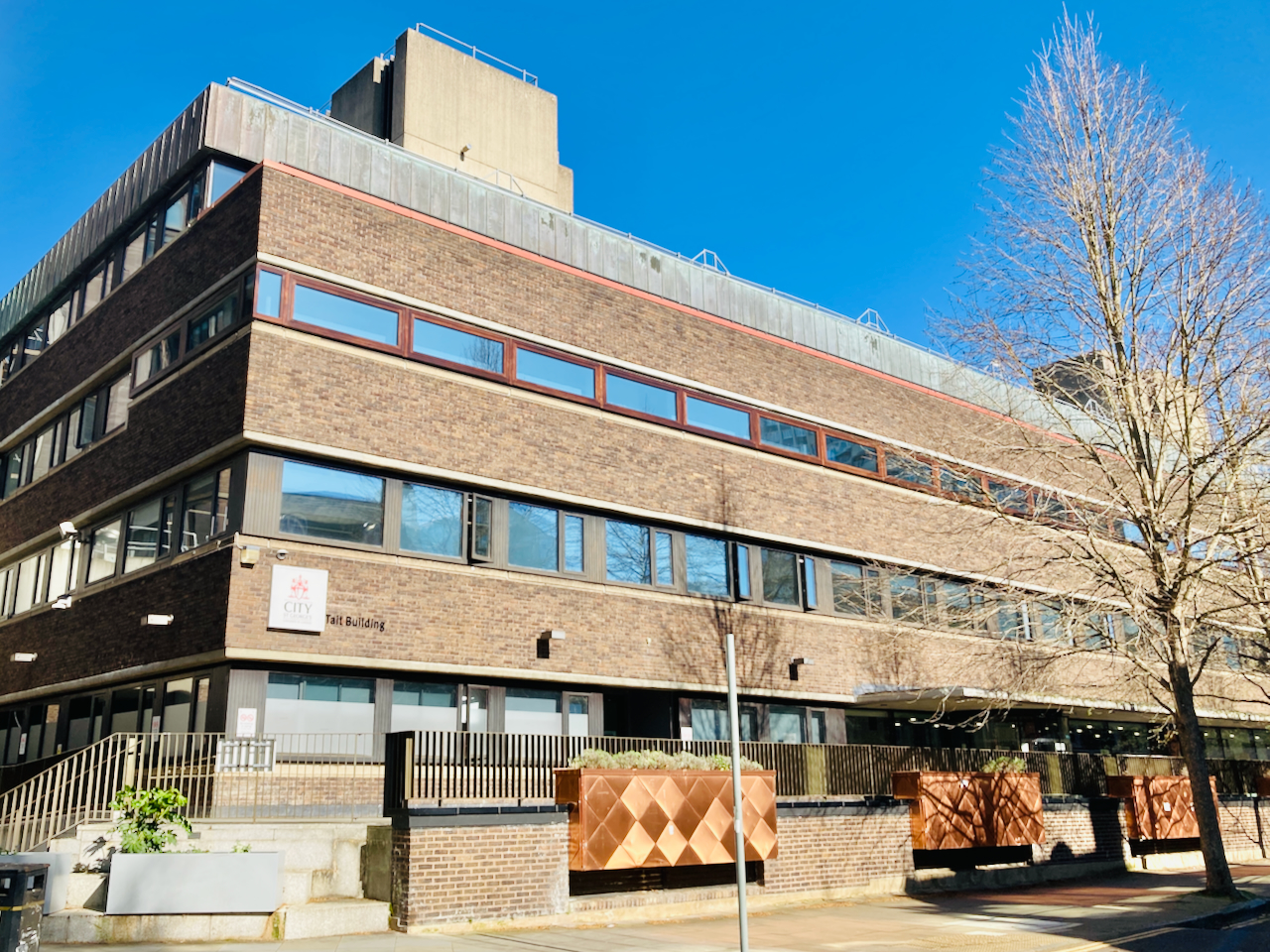 Exterior View of Tait Building